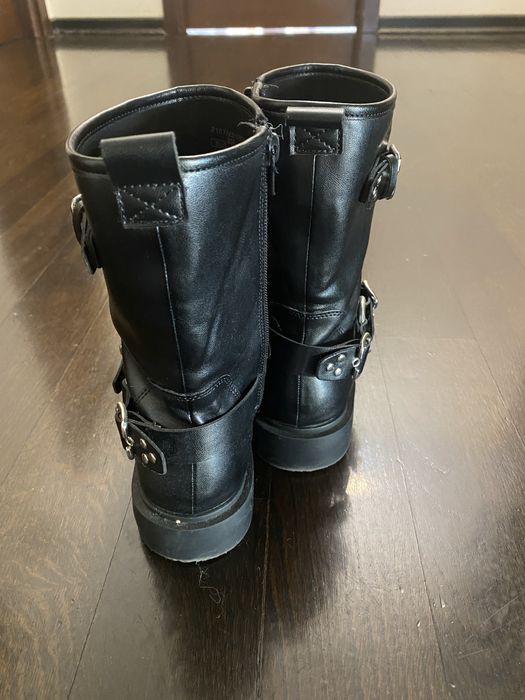 Cizme ZARA negre cu catarame 37