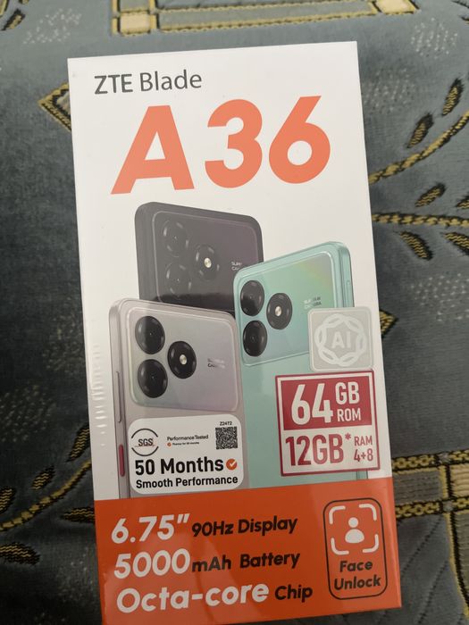 Продам телефон ZTE Blade 36, в упаковке. Состояние отличное, самовывоз