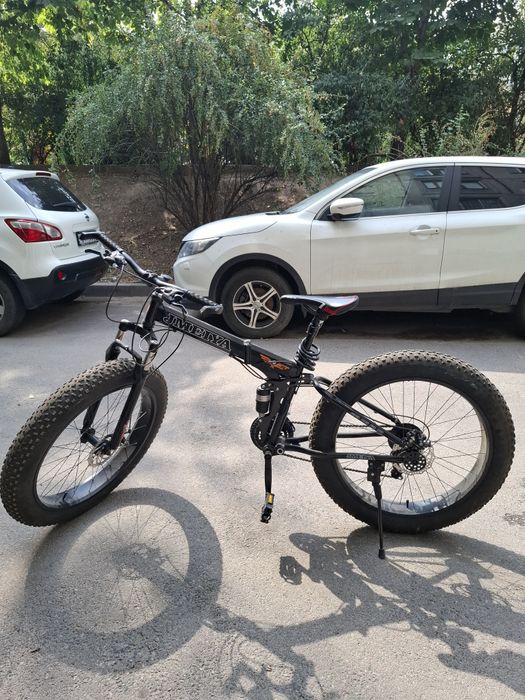 Продам фэтбайк с широкими колёсами 26×4.0— идеальный для бездорожья!