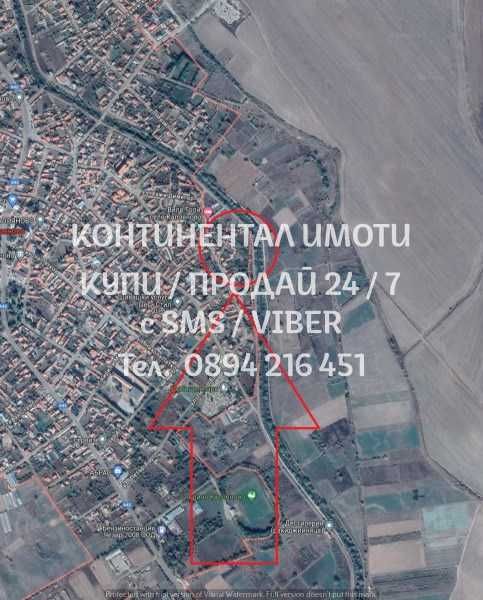 код.62561.Парцел 600м2 заграден, поддържан до къщи на тихо място