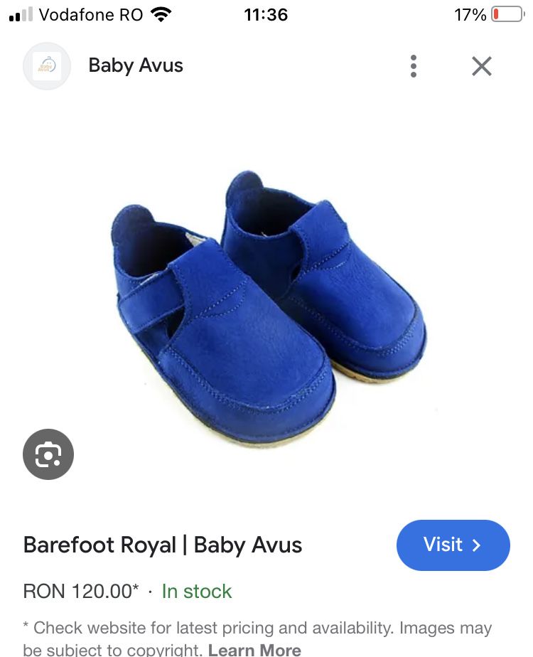 Pantofi primi pasi avus baby marimea 19