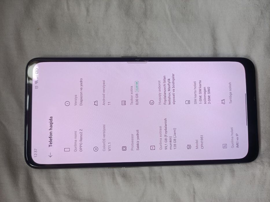Oppo Reno2 Z 8-128