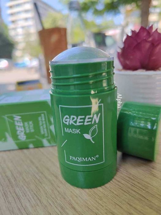 Маска за почистване на лице с зелен чай