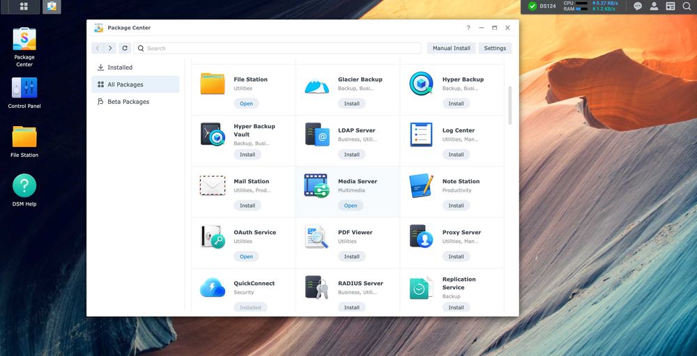 Vand Synology DS124 nou, sigilat, cu 1 HDD 4TB HGST Made in Japan