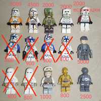 Минифигурки Lego Star wars, Ninjago, collectables