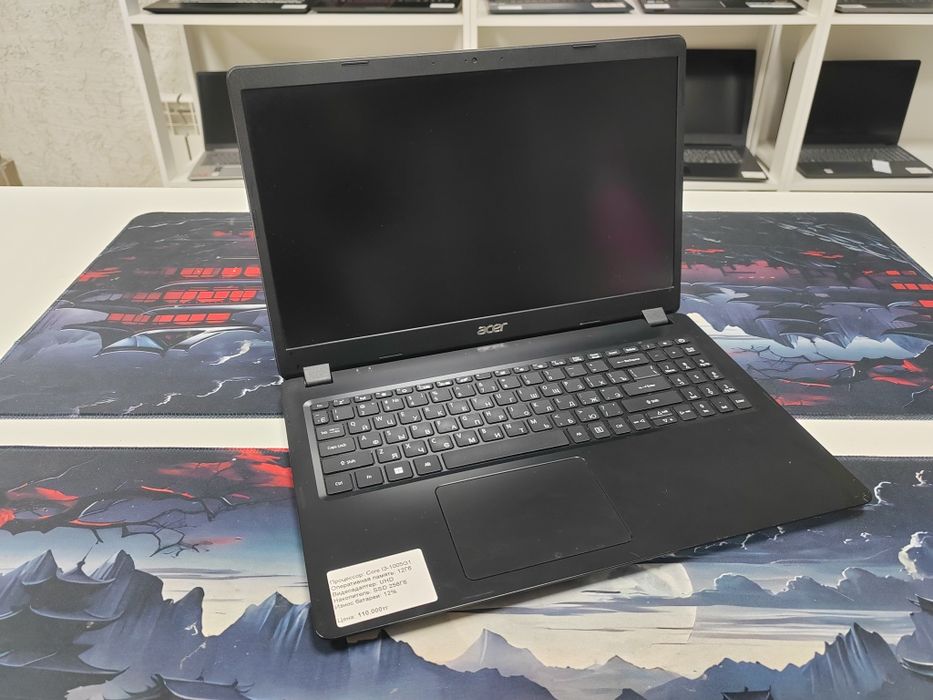 Ноутбук Aser Core I3-1005G1/ 12гб/ ССД 256//UHD