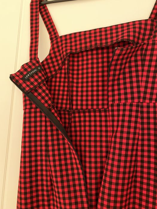 Карирана рокля тип сукман LC WAIKIKI