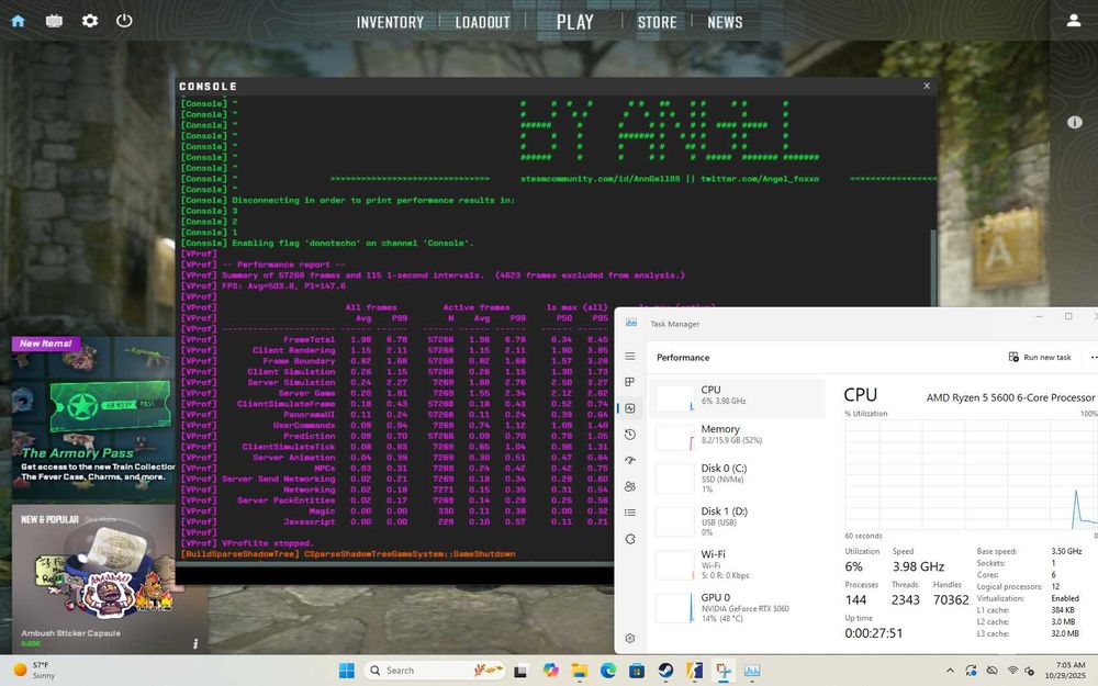 PC Gaming Ryzen 5 5600 RTX 5060