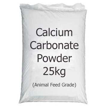 Carbonat de calciu ambalat la sac 25 kg