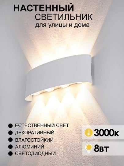 Люстра LED, для стен, для освещения домов и улиц...