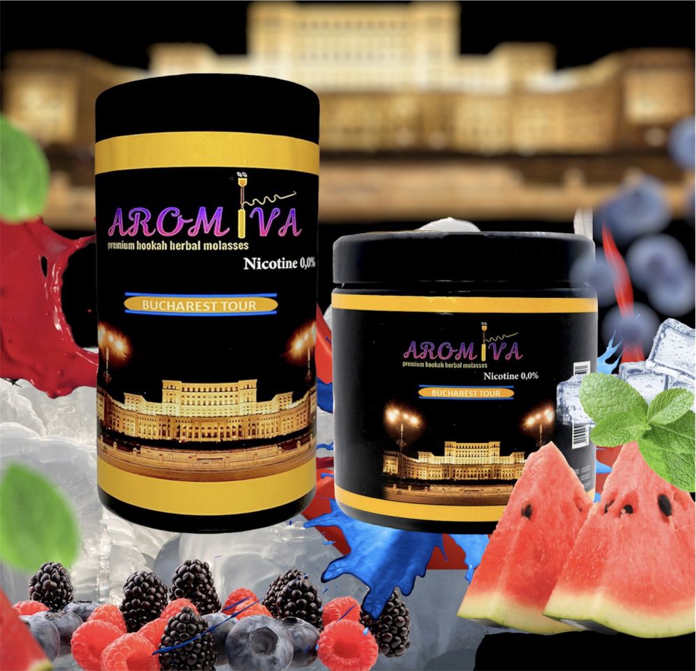 Aroma de narghilea aromiva bucharest tour fara nicotina