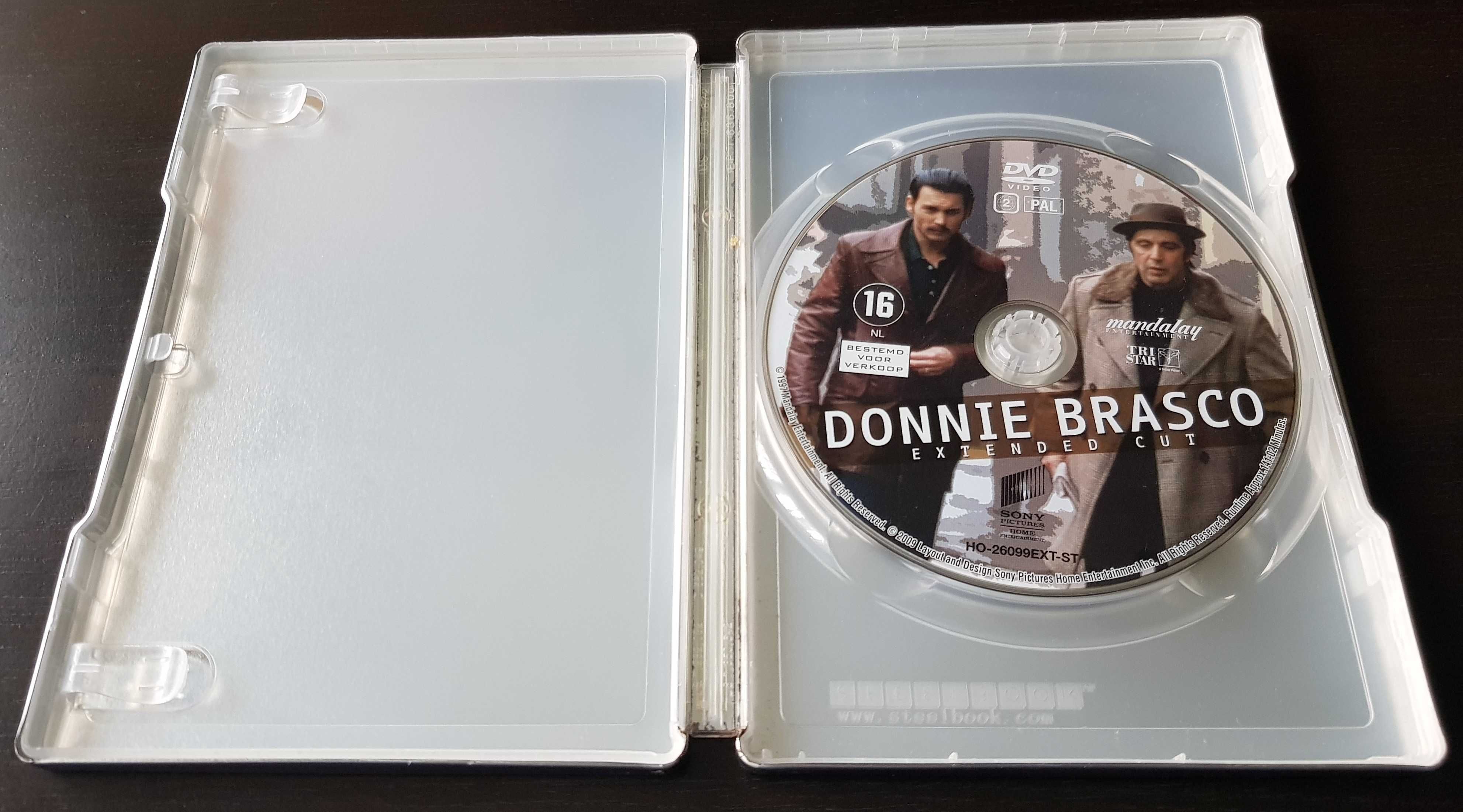 Donnie Brasco (1997) - Extended - DVD - Steelbook