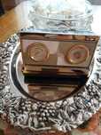 Ceas de birou marca Seiko cu radio si pix  Mont Blanc