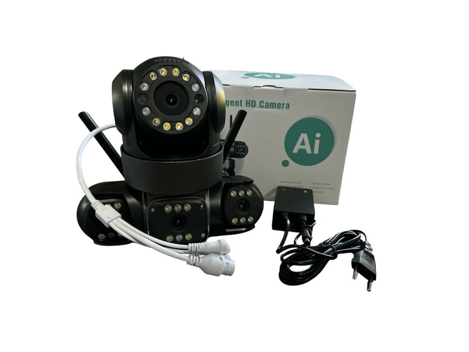 Camera de Supraveghere Smart Wifi, 4 Camere in 1