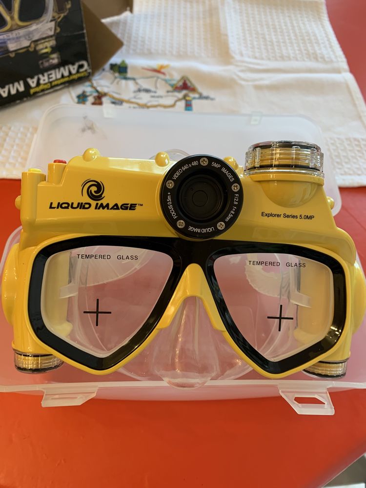 Masca snorkeling cu camera, Liquid image