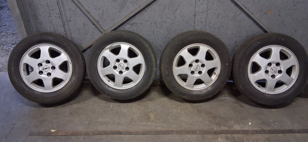 Jante aliaj cu cauciucuri 195/65/R15 vara pt OPEL Astra G