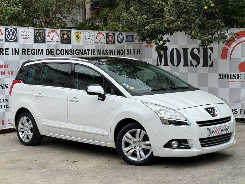 Peugeot 5008 2.0 HDI 150cp 7 Locuri Navi Pano alb perla RATE•GARANTIE•LIVRARE