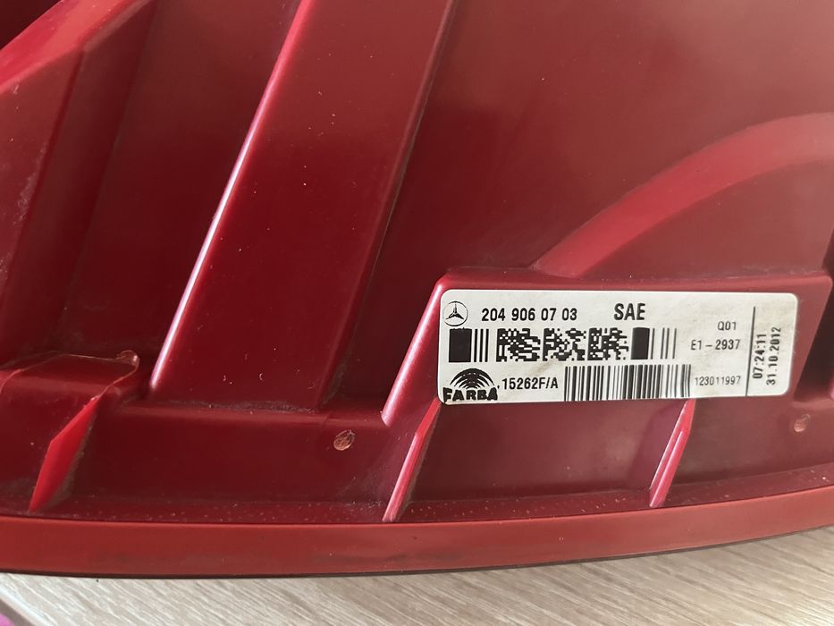 Led стопове Mercedes W204 седан