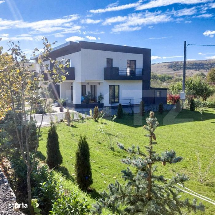 Duplex cu garaj dublu, 500 mp, Comuna Baciu