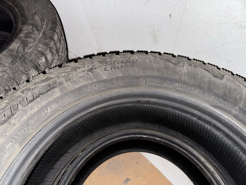 Зимние шипованные шины Cordiant Snow Cross 185/70 R14, 4 шт