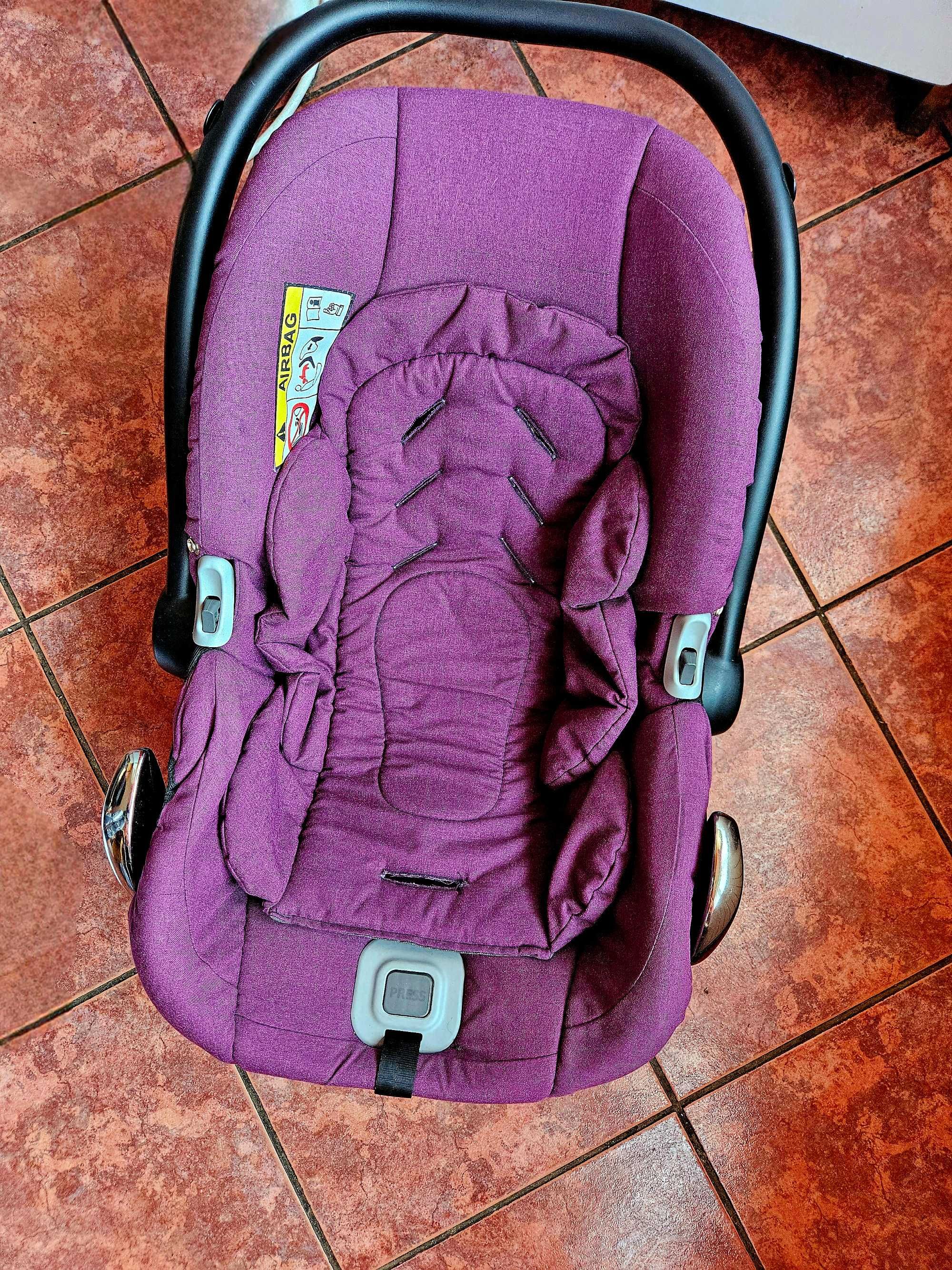 Комбинирана количка Baby Active Mommy 3в1 Plum