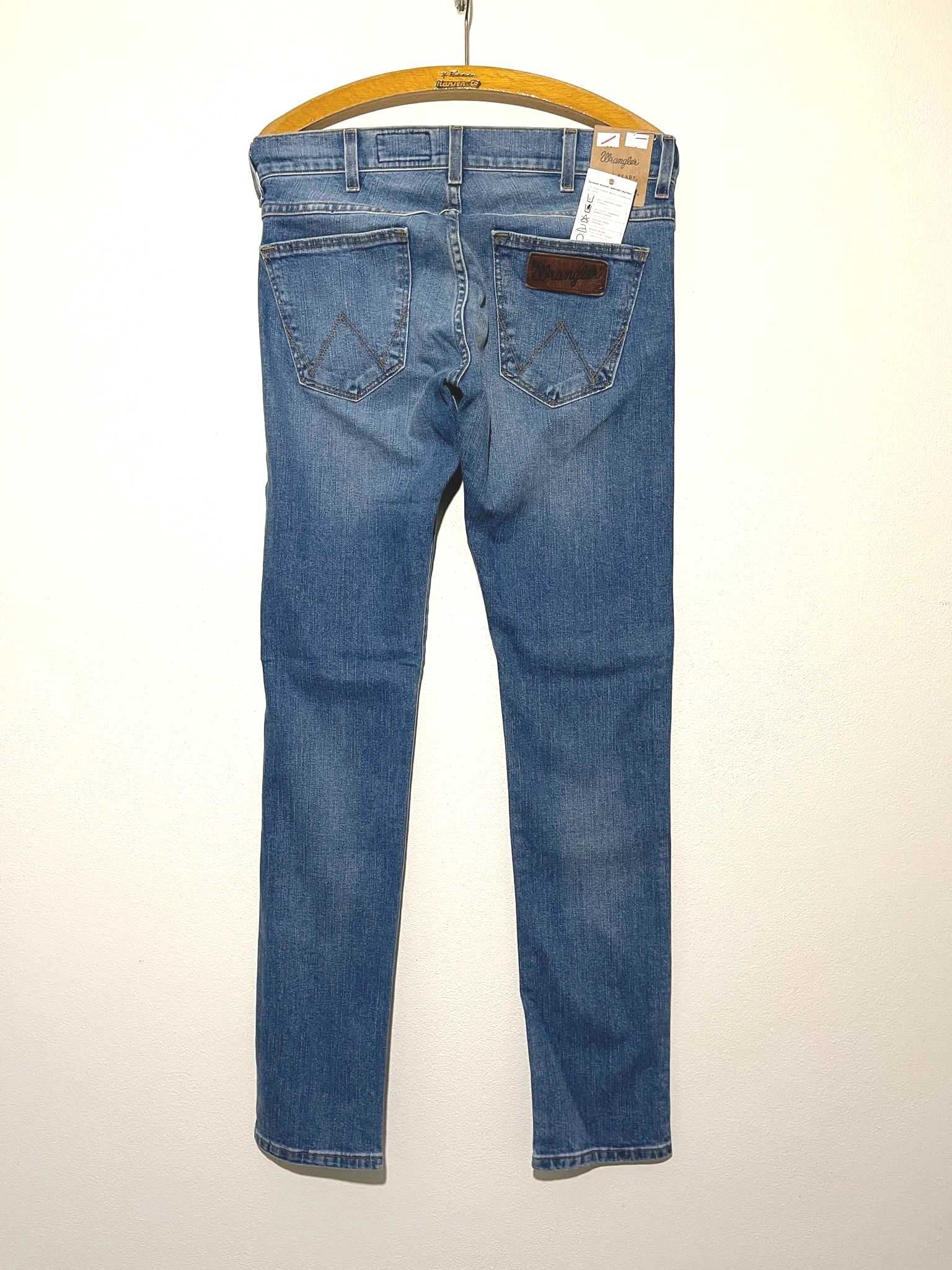 Blugi WRANGLER "BRYSON" Skinny Jeans Albastru - Marime 28 x 32