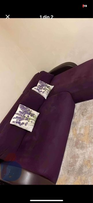 Colțar și covor de vânzare.