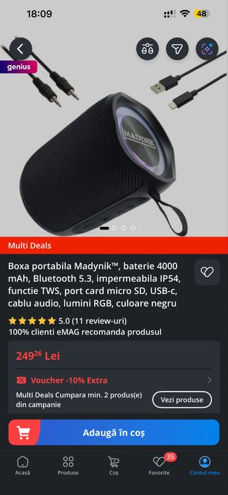 Vând Boxa Bluetooth