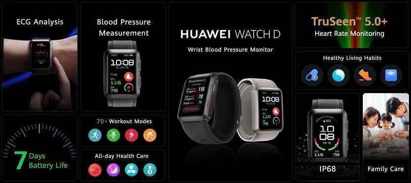 Huawei watch D new black
