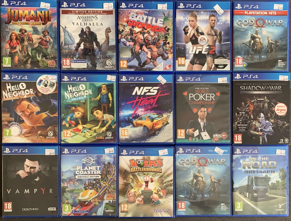 Playstation 4 Плейстейшън 4 games PS4, игри, 30 лв за брой!
