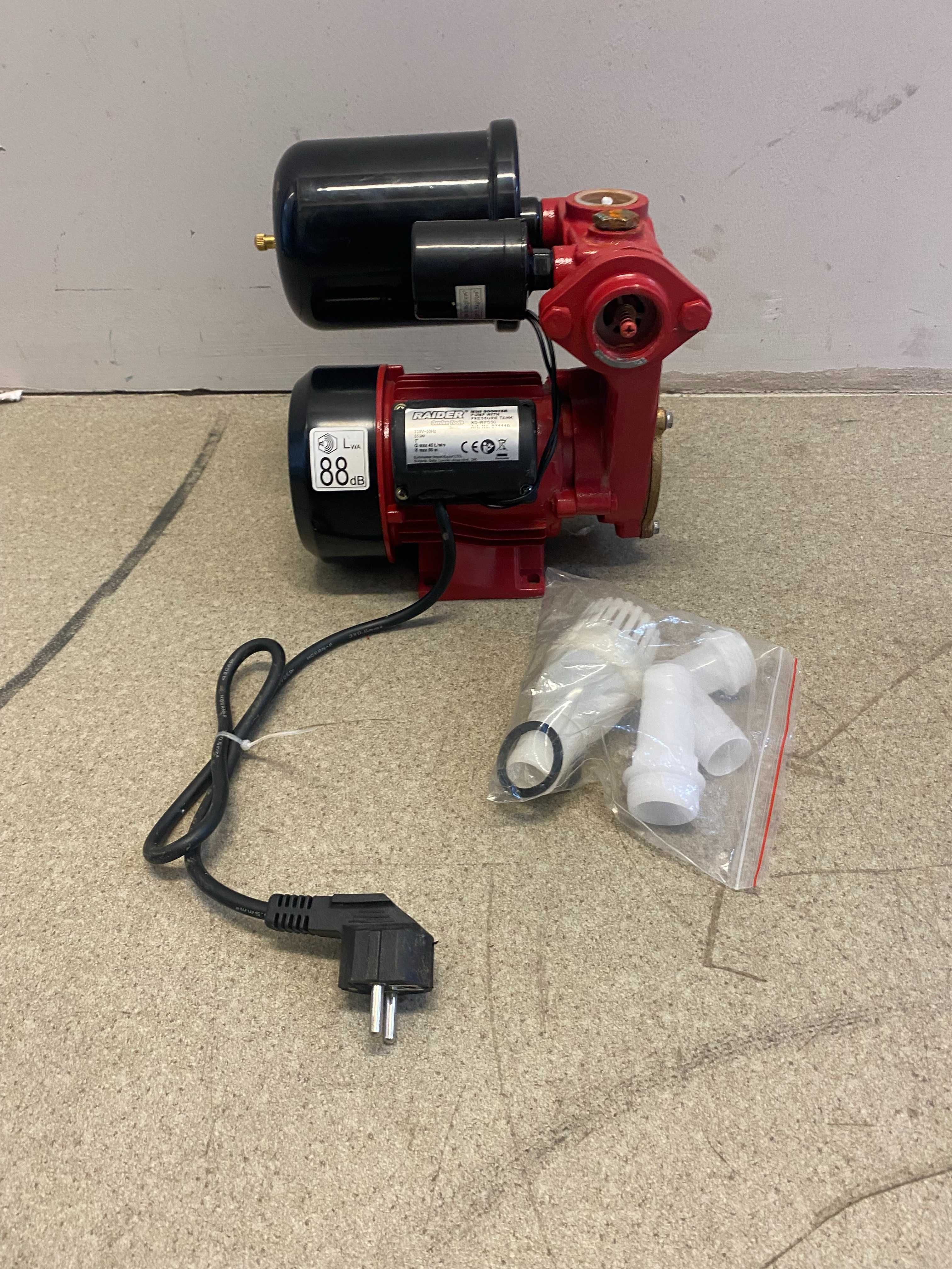 Хидрофор мини 550W 1" 45L/min 58m RD-WP550/Помпа водна бензинова 4.9kW