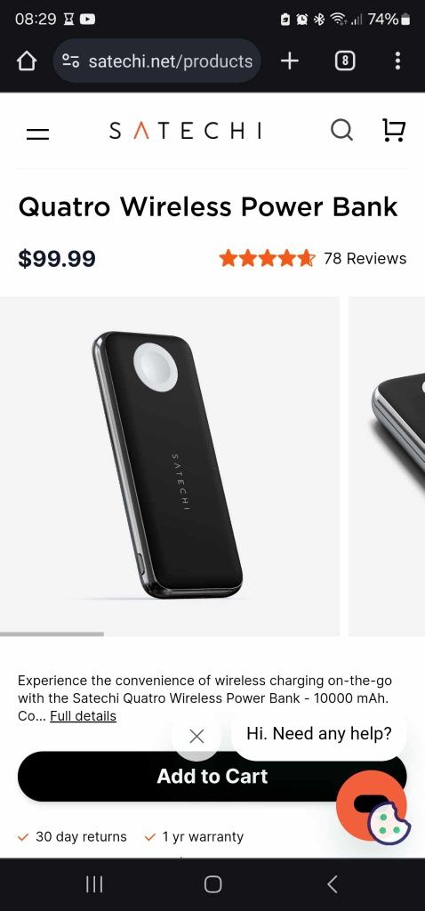 Satechi power bank