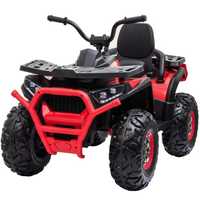 ATV electric copii 3-8 ani DESERT 900 4x4 180W,R.Moi,Scaun Piele Rosu