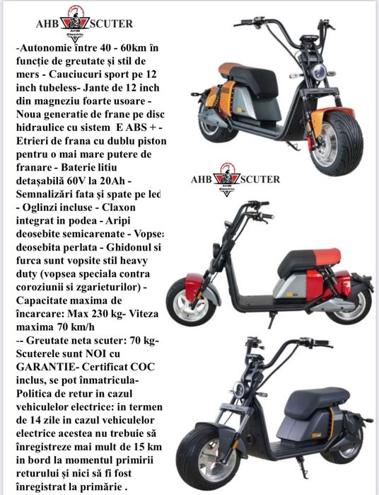 Scuter Electric S710 pro 701S