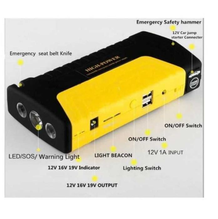 Kit Robot Pornire Auto / Moto Acumulator extern 16800 Mah