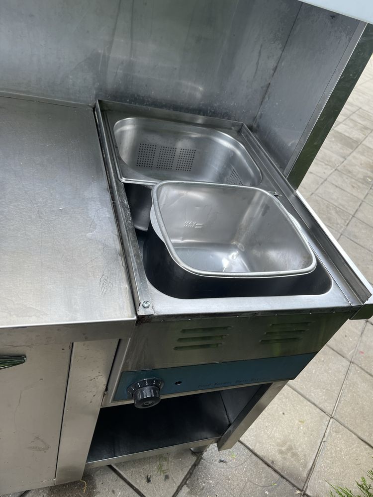 Работна маса шкаф неръждавейка