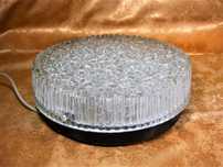 Plafoniera, Mid Century Modern Art Deco, Holophane, vintage