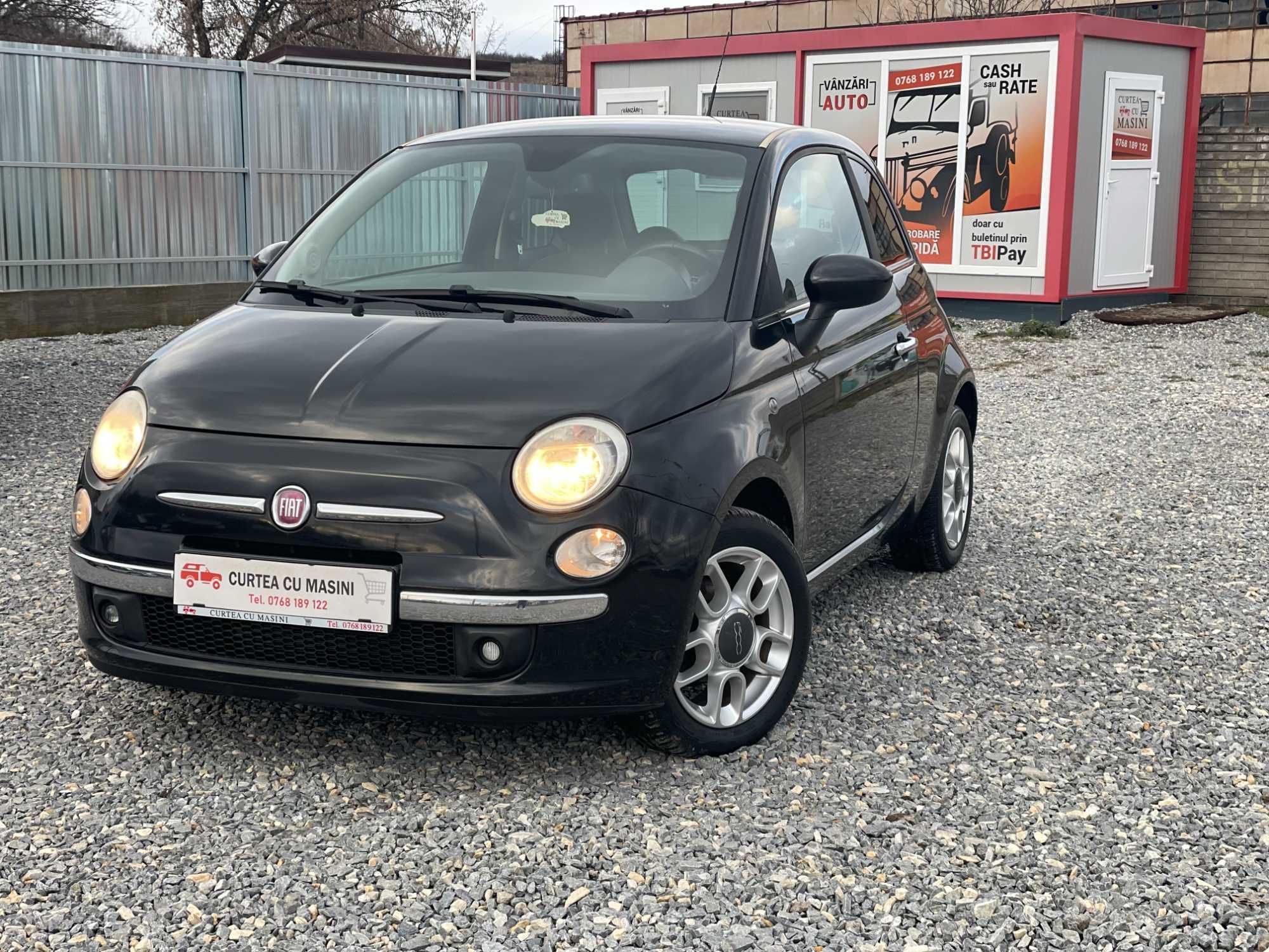 Fiat 500*af.2009*clima*2 randuri de roti*km:152.100*1.3 benzina*70 cp!