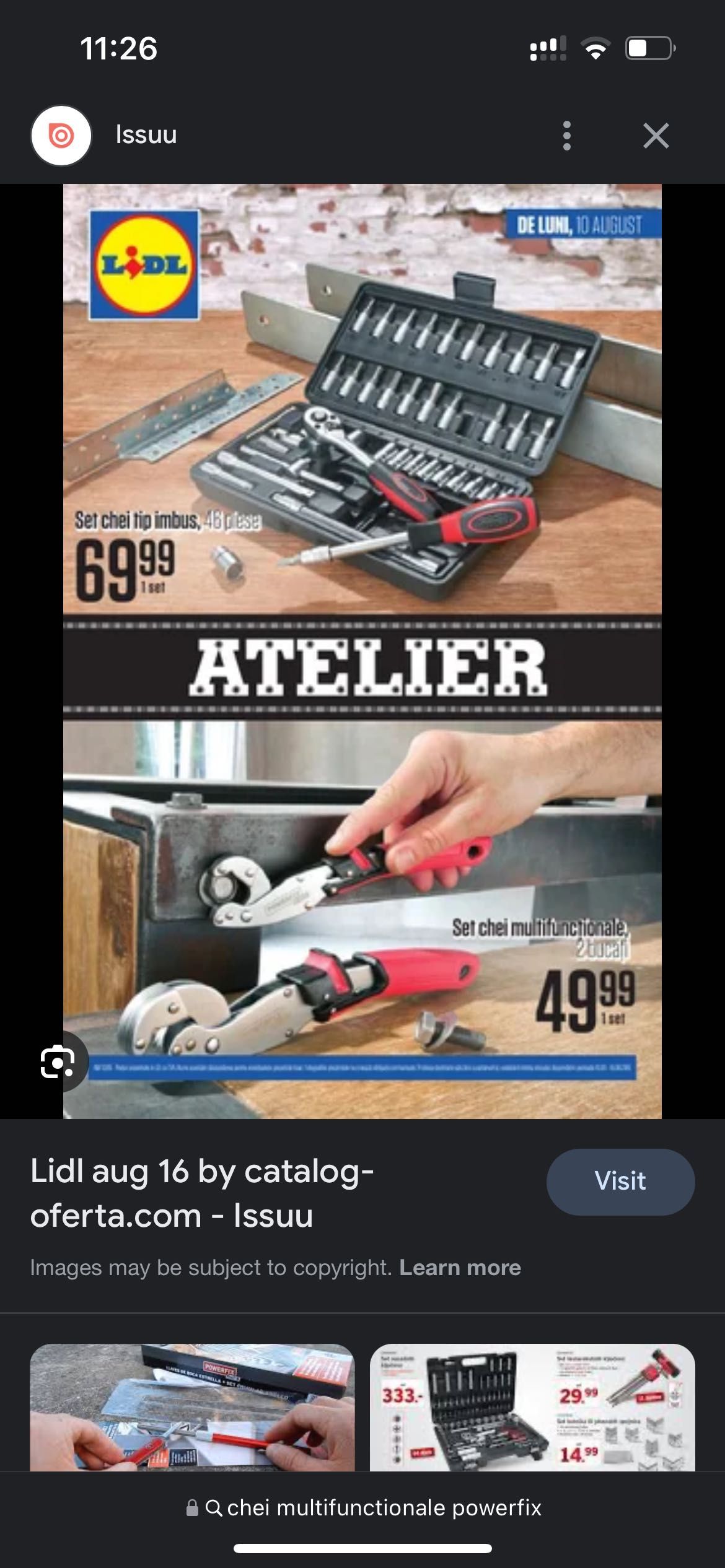 Set 2 chei multifunctionale