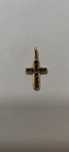 Cruce cu granate  aur 18k 3.42gr (r)