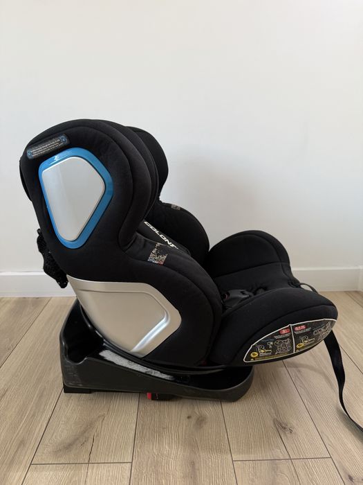 Стол за кола Moni - Colonel 360, 0-36 kg, с IsoFix, черен