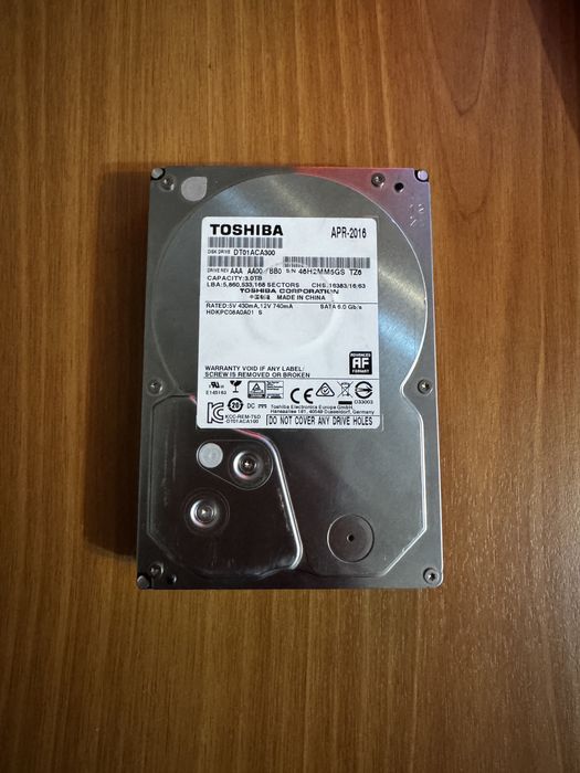 Toshiba HDD 3TB (DT01ACA300) — в отличном состоянии