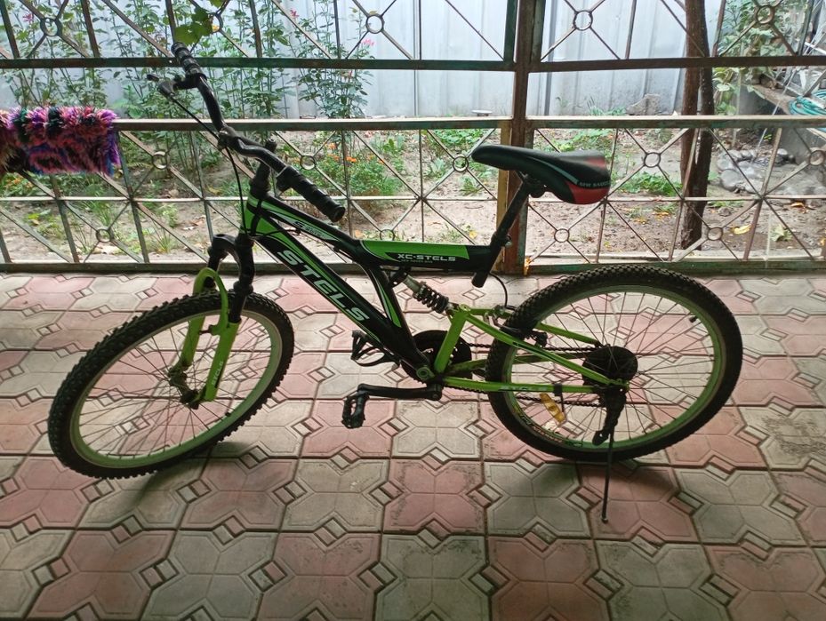 Велосипед зелёный