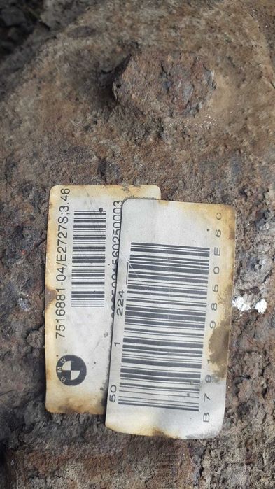 Grup diferential BMW E60 530i M54 cutie automata raport 3.46