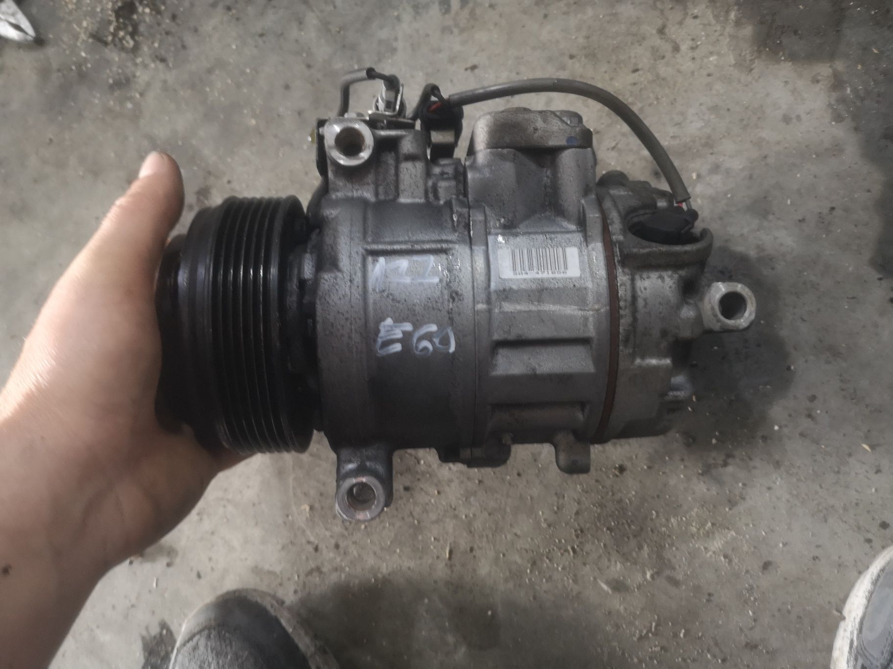 Compresor ac clima 2.0 diesel n47d20c 177cp bmw seria 5 e60 e61 lci