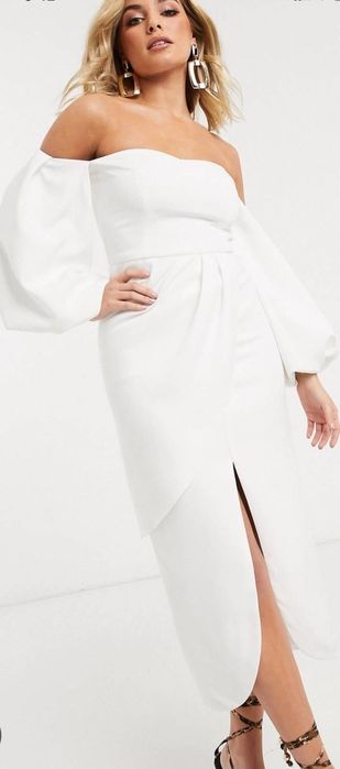 Рокля ASOS с балон ръкави,р-р М