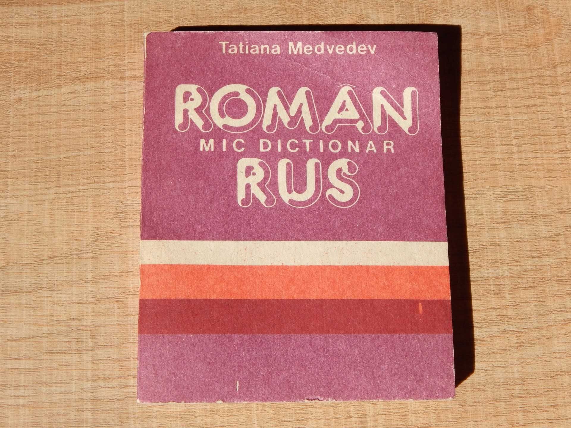 Set 2 dictionare roman-rus rus-roman Tatiana Medvedev 1989