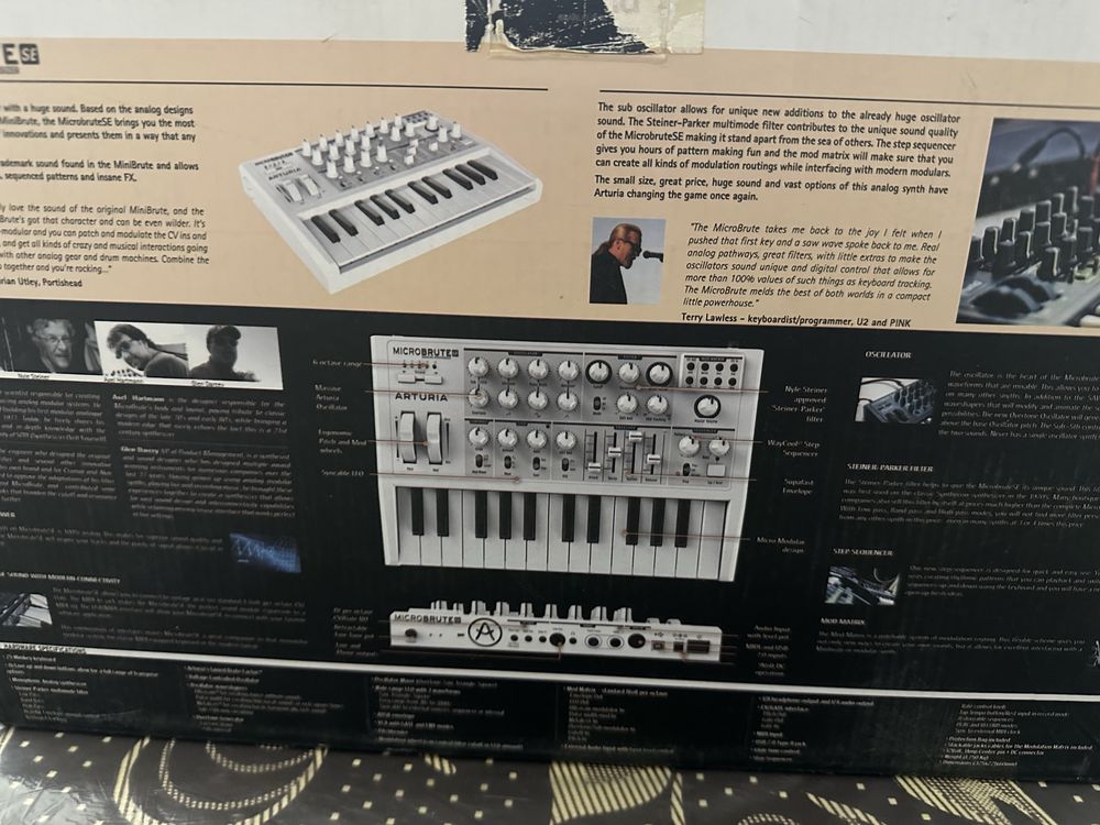 Arturia microbrute se analog synthesizer mmmyyyuuuzzziiiiiiiiiiiiiiiii