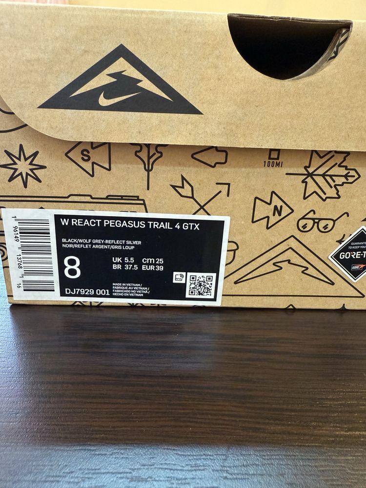 Nike react pegasus trail 4gtx