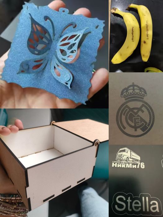 Aparat de gravat / tăiat cu laser - înaltă precizie + placa protectie